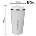 Caneca térmica  380/510ml para chá, água, café, duplo aço inoxidável