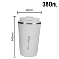 Caneca térmica  380/510ml para chá, água, café, duplo aço inoxidável