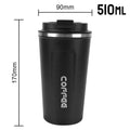 Caneca térmica  380/510ml para chá, água, café, duplo aço inoxidável